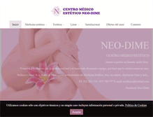 Tablet Screenshot of neodimelaser.com